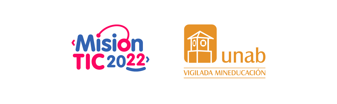 Logo Mision TIC + UNAB